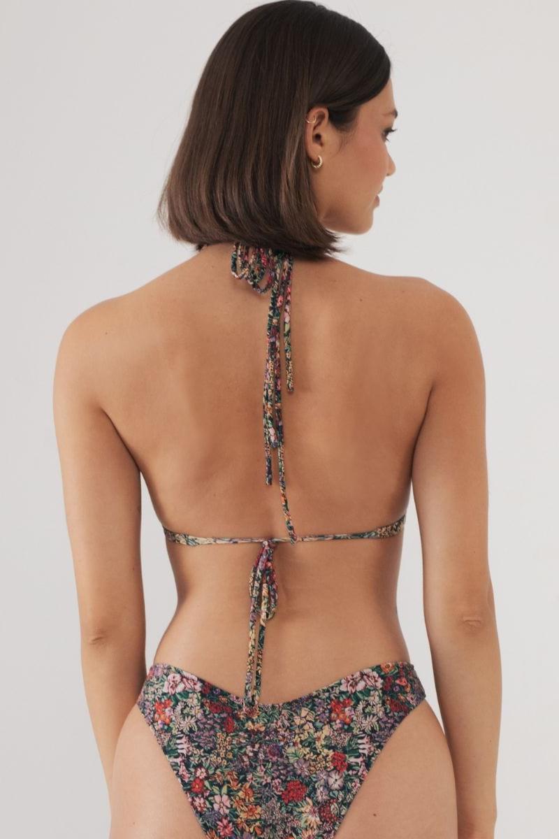 Euro Bow Bikini Top | Mara Floral