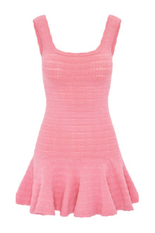 Maryanne Knit Mini Dress | Sunset Pink