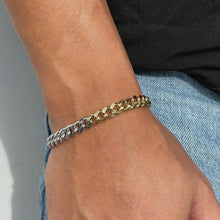 THE TWO TONE CUBAN LINK BRACELET - The M Jewelers