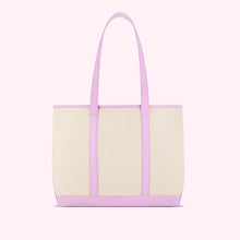 Canvas & Nylon Tote | Grape