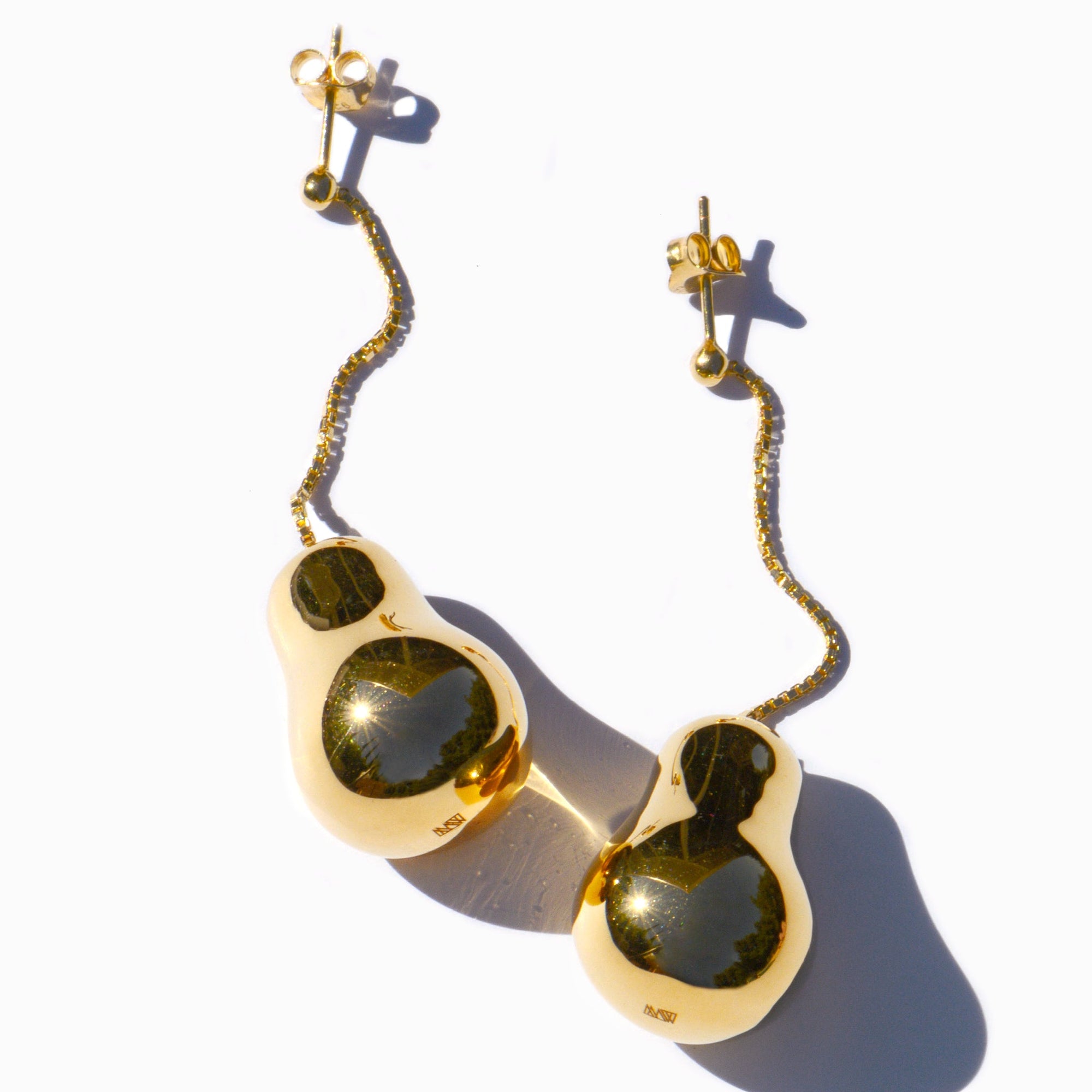 Pear Earrings | 18K Gold Plated