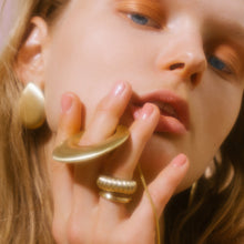 Shell Ring - Satin Finish | 18K Gold Plated