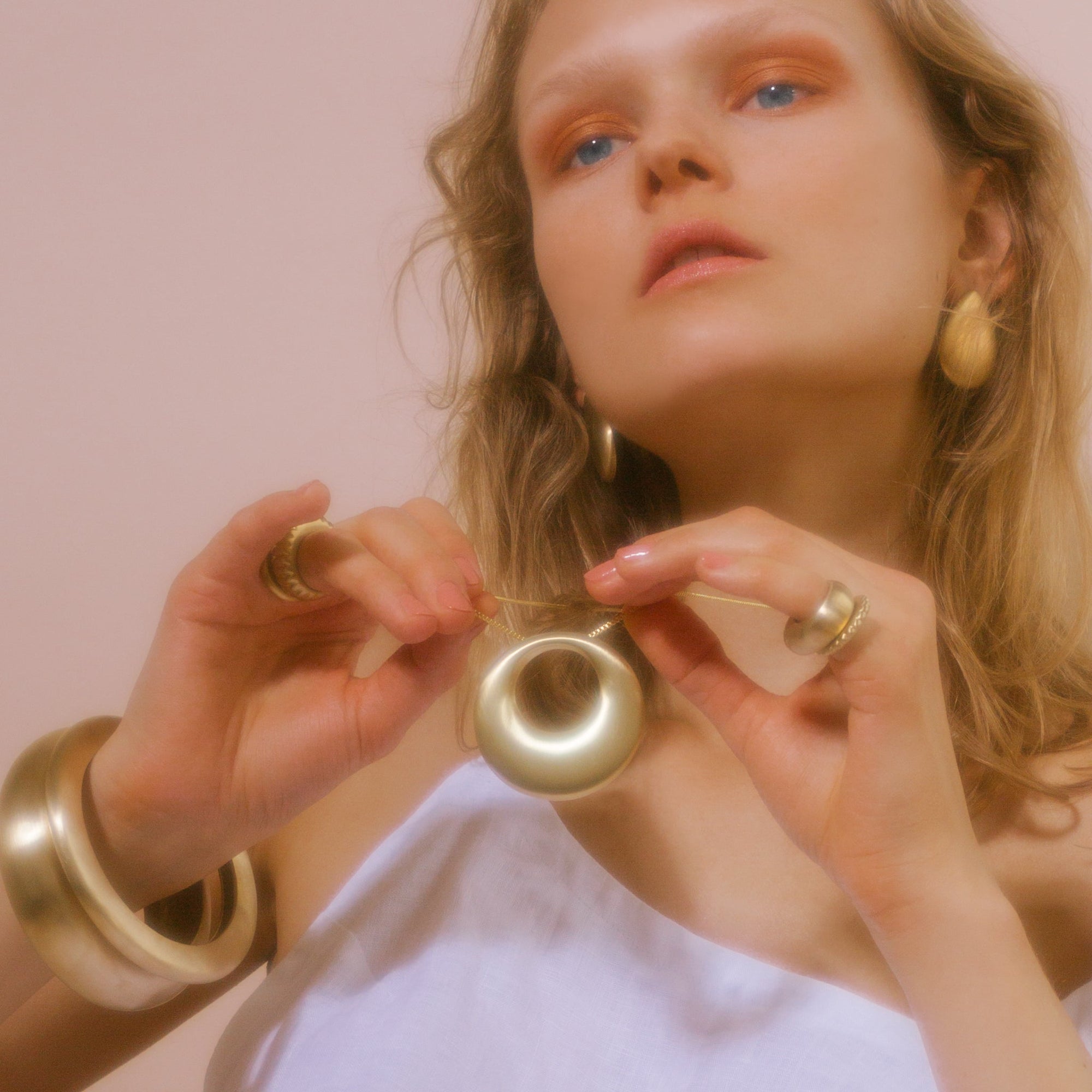 Shell Ring - Satin Finish | 18K Gold Plated