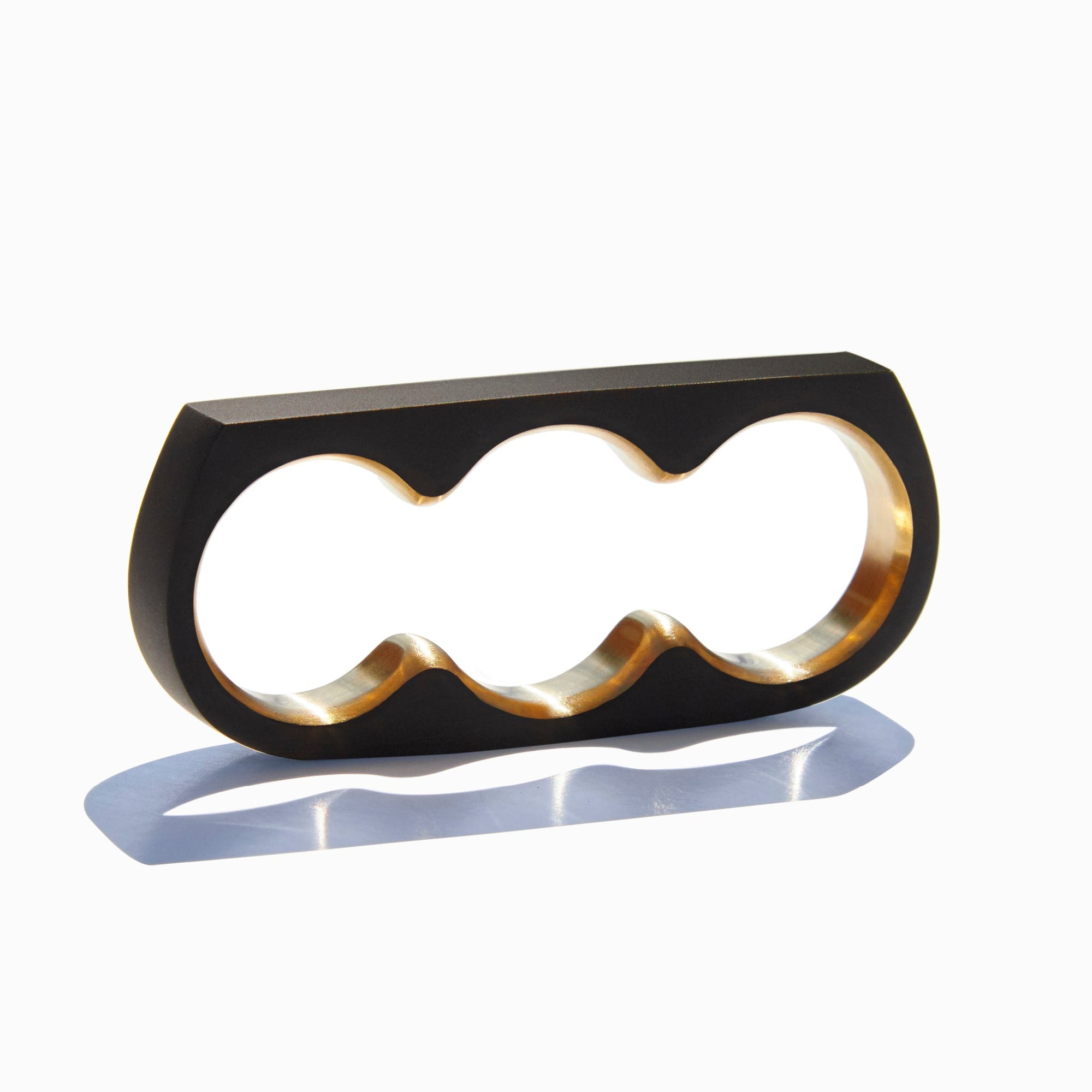 Binary Ring | Brass | Matte Black