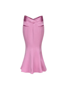Belle Satin Skirt | Pink
