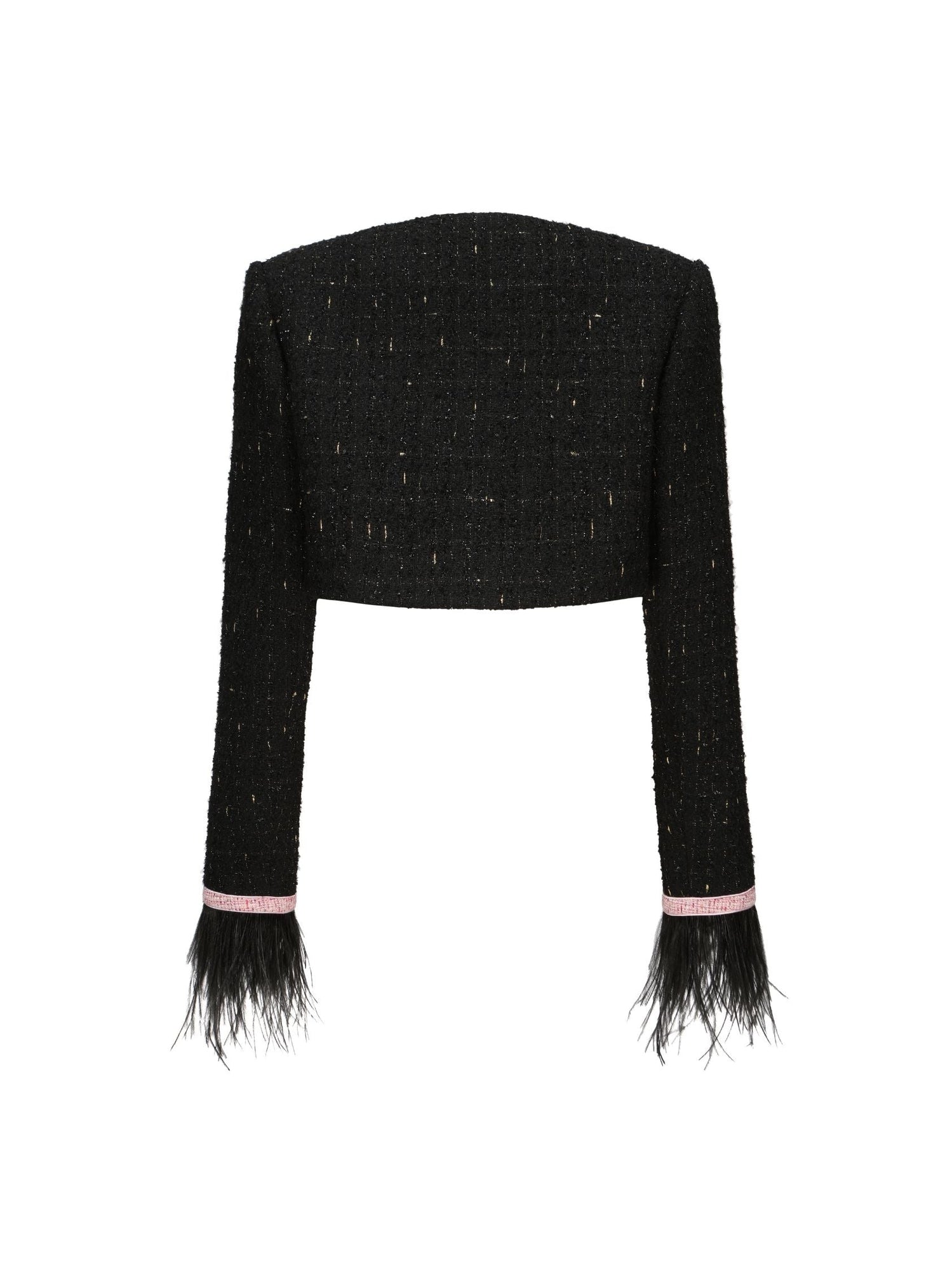 Jaina Tweed Jacket | Black