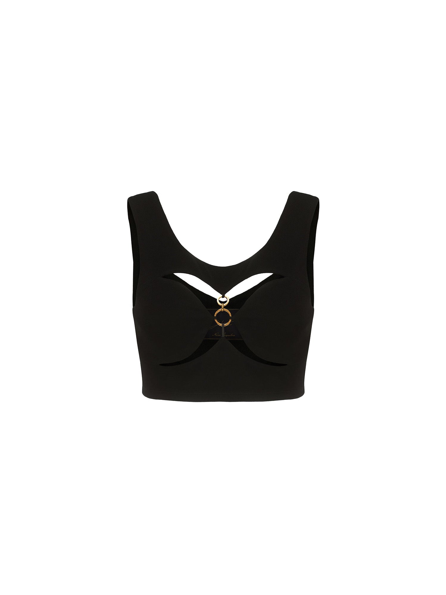 Chiara Crop Top | Black