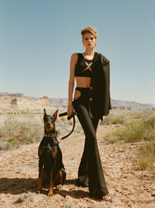 Sahara Flared Pants | Black