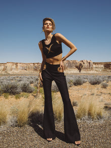 Sahara Flared Pants | Black