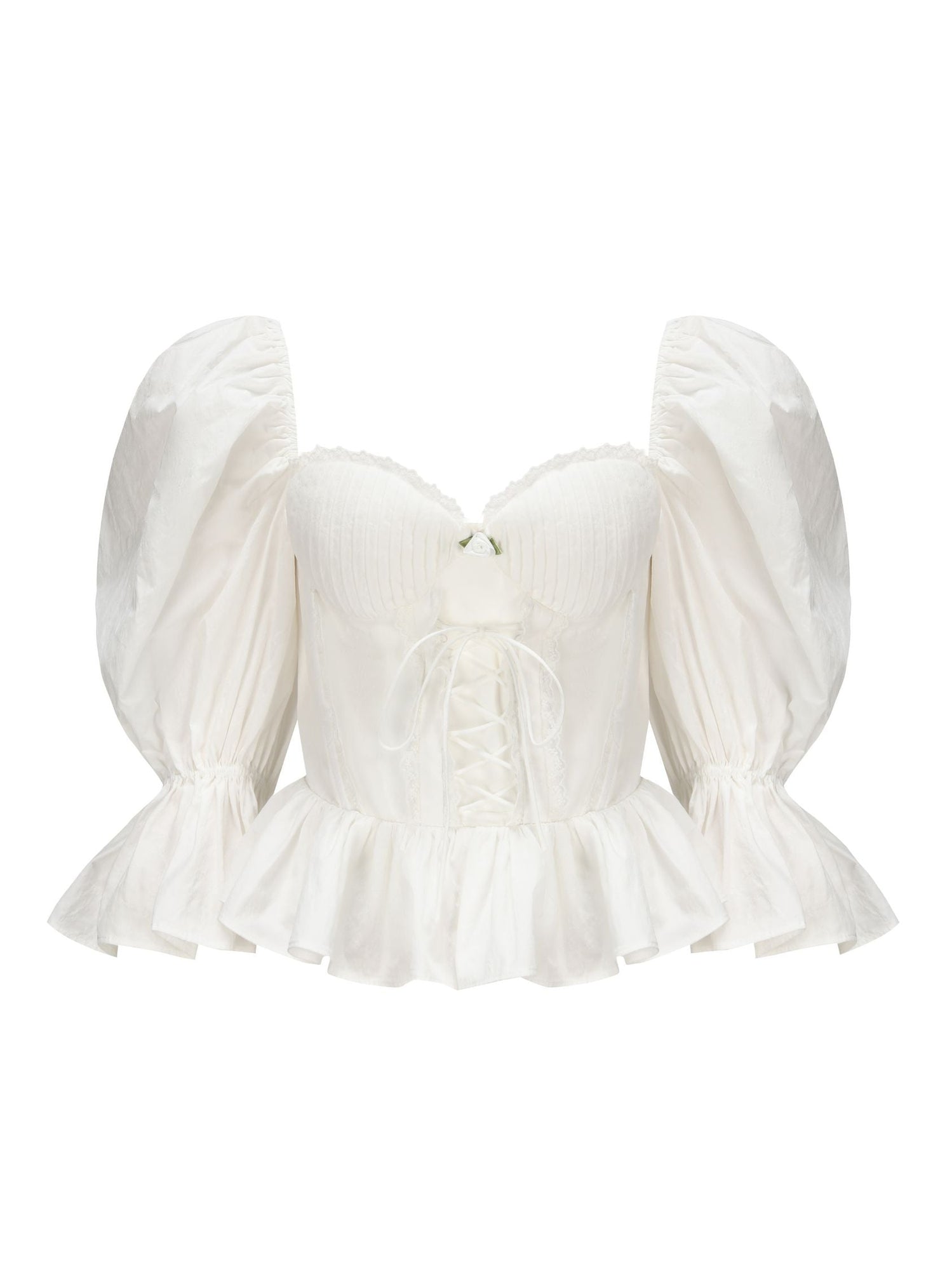 Maddie Lace Top | White