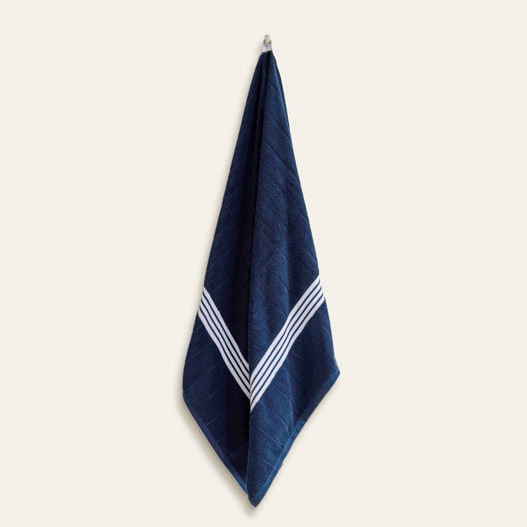Nautilus Australian Cotton Towels | Navy/White