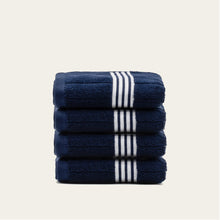 Nautilus Australian Cotton Towels | Navy/White