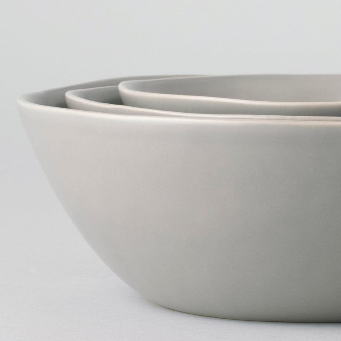 Nested Serving Bowls | Dove Gray