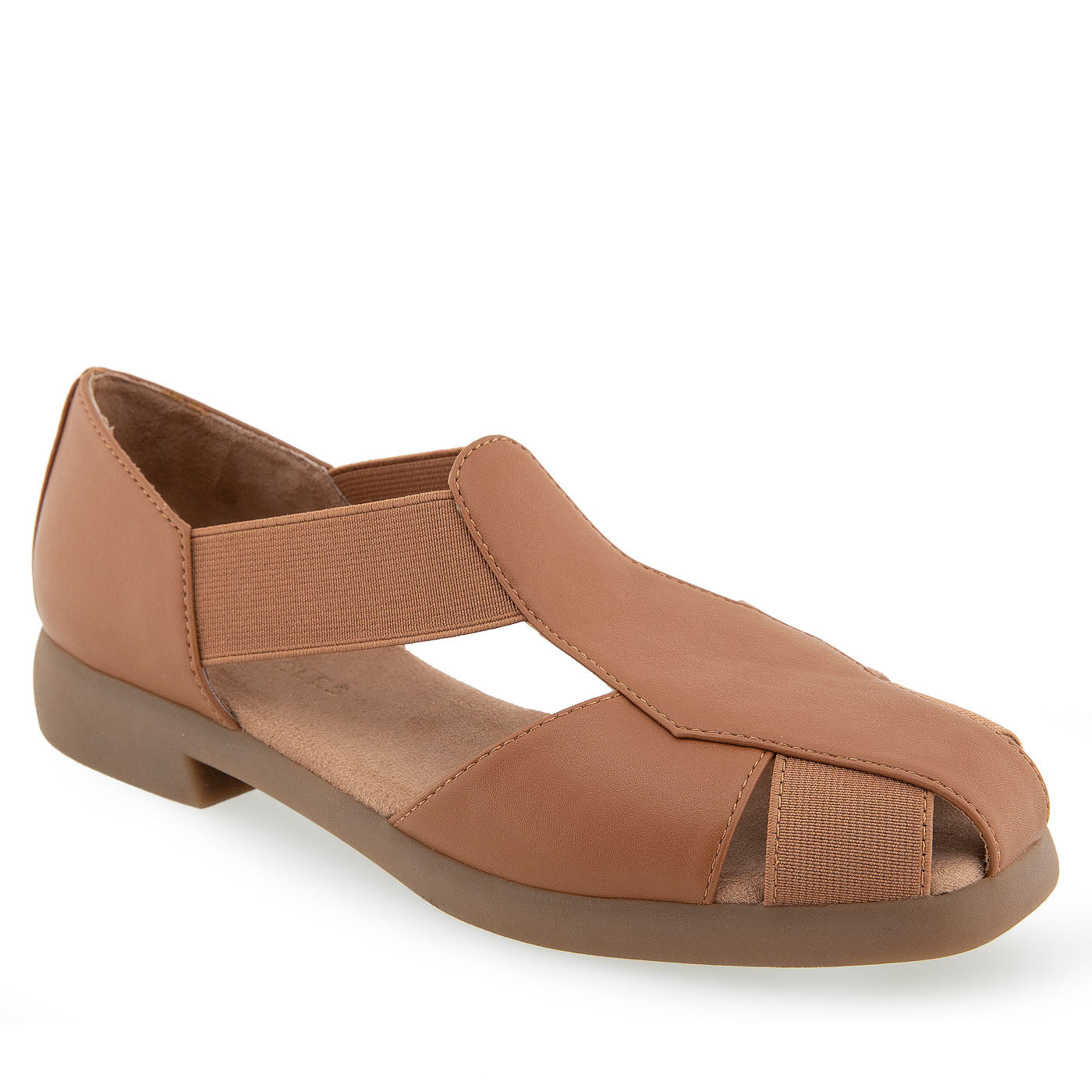 4Give Casual Fisherman | Tan Faux Nappa/Elastic