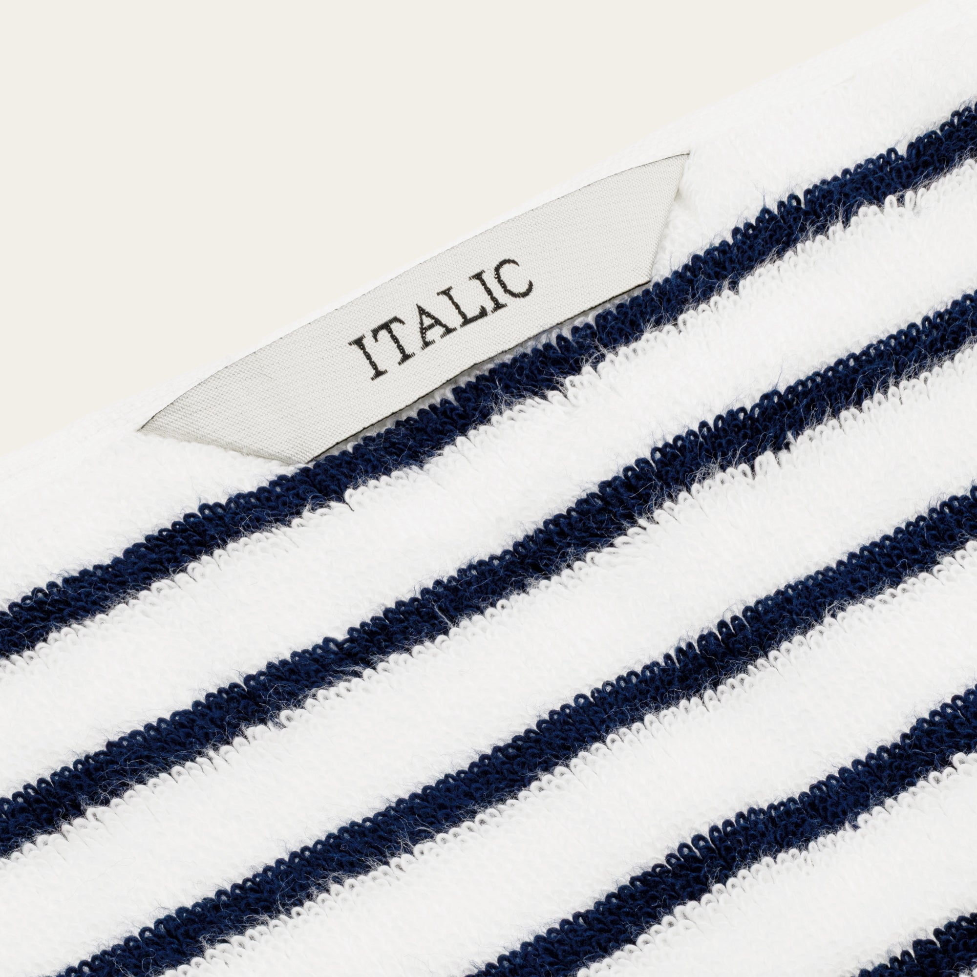 Offline Australian Cotton Beach Towels | Navy/White