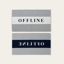 Offline Australian Cotton Beach Towels | Navy/White