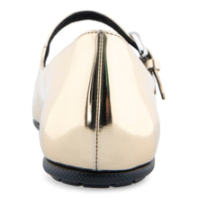 Perry | Gold Metal Mirror Faux Leather