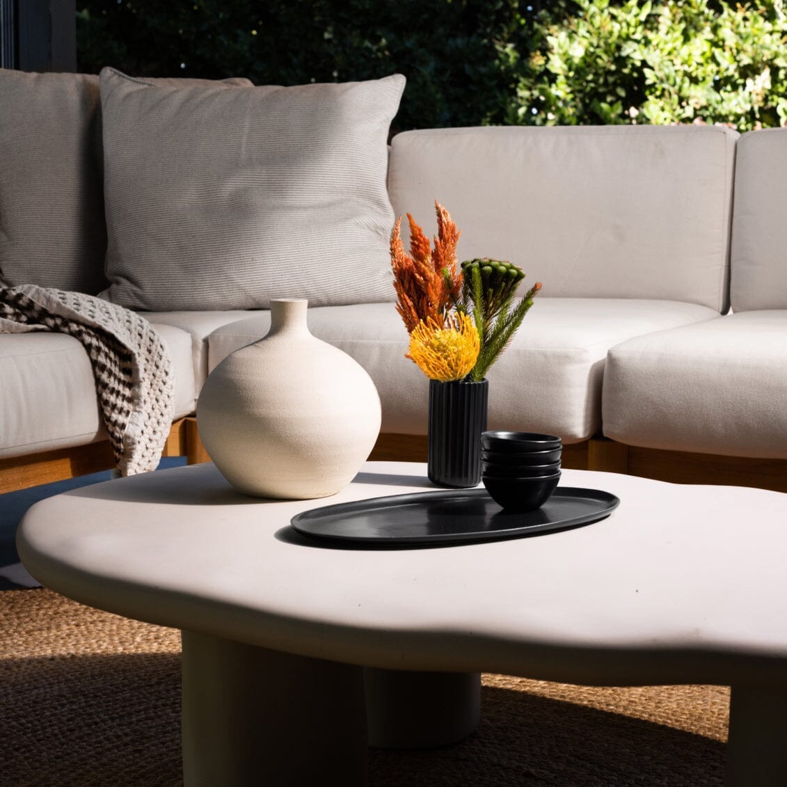 Oval Serving Platter | Desert Taupe