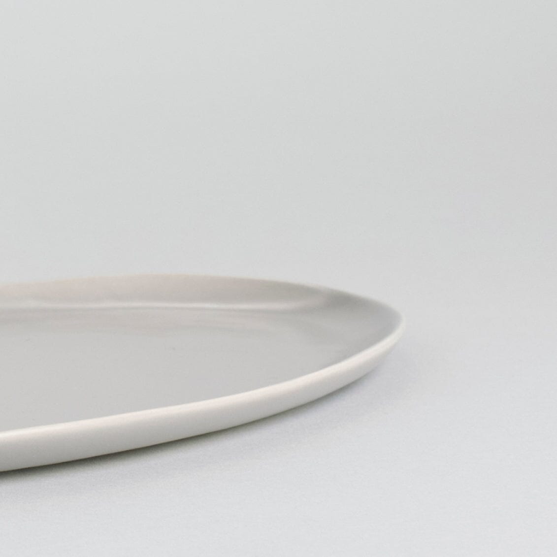 Oval Serving Platter | Dove Gray