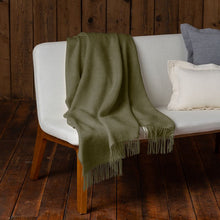 Patmos Throw | Forest Green
