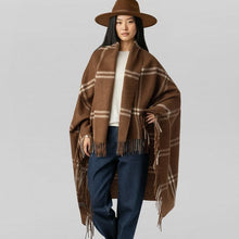 Unisex | Geneva Wrap | Cognac / Ivory