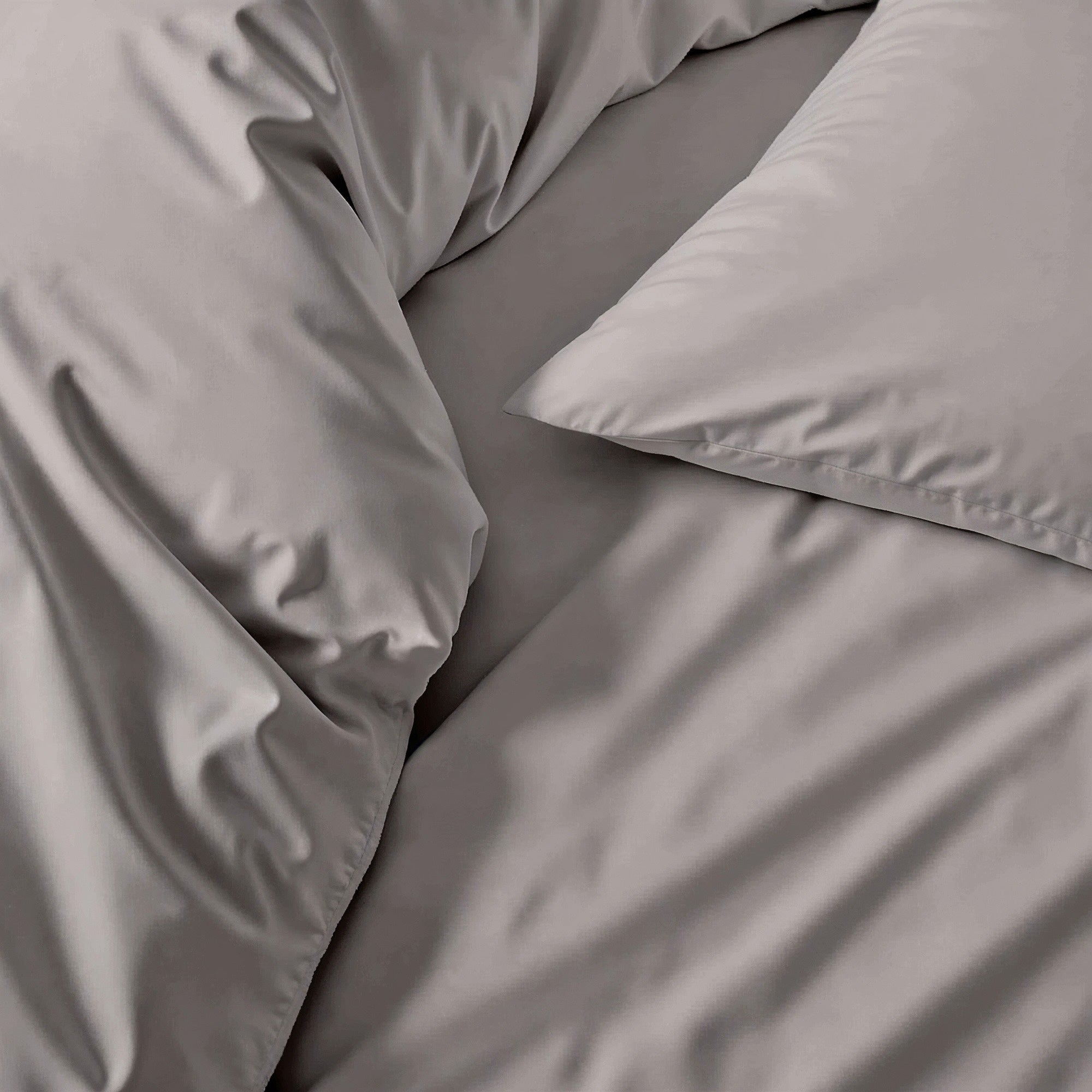 Classic Australian Sateen Bedding Bundle | Pebble Grey