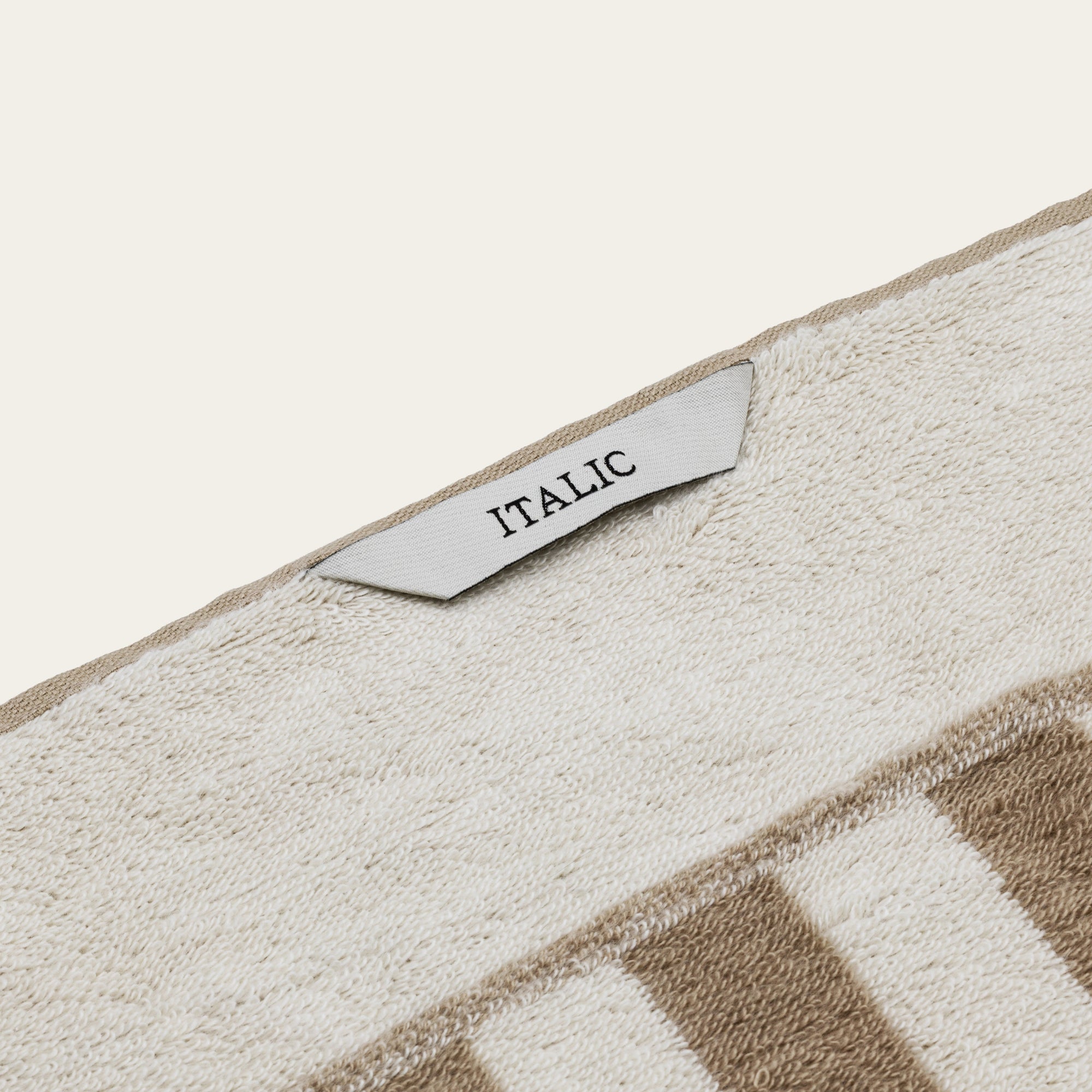 Pietra Australian Cotton Towels | Tan/Ecru