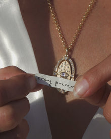 Dream Locket Charm Lariat | 14K Yellow Gold Vermeil