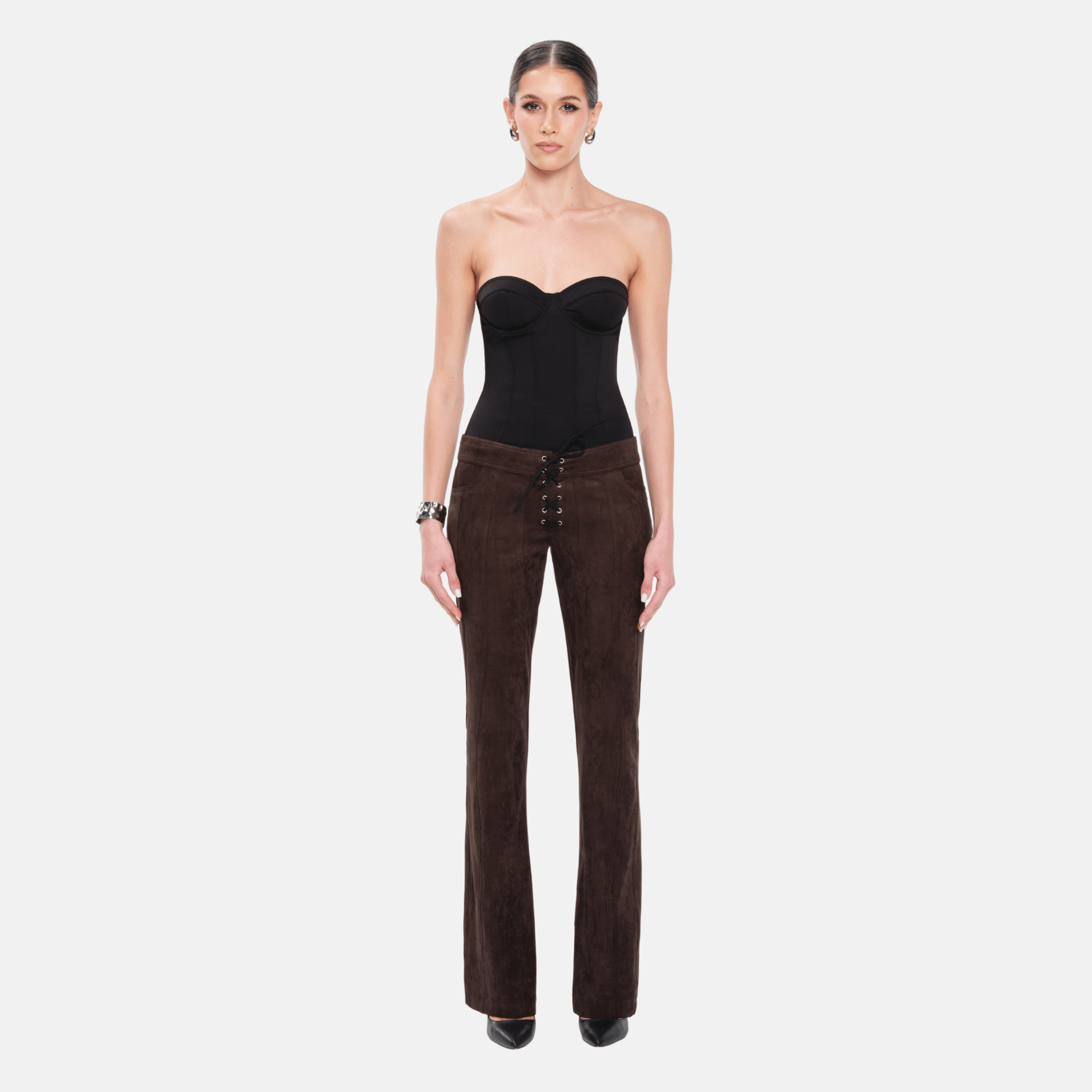 OW Collection REESE Corset Top Corset 121 - Black