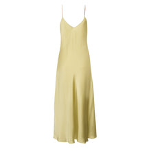 Midi Dress with Contrast Straps | Moss