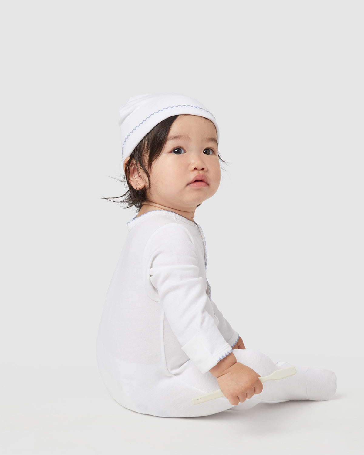 Kids | Baby Hat Rory Onesie Set | Chalk