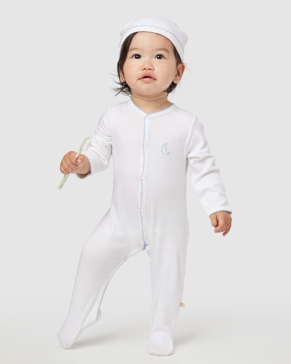 Kids | Baby Hat Rory Onesie Set | Chalk