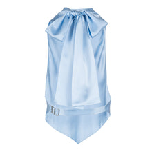 Baby Blue Scarf Top | Baby Blue