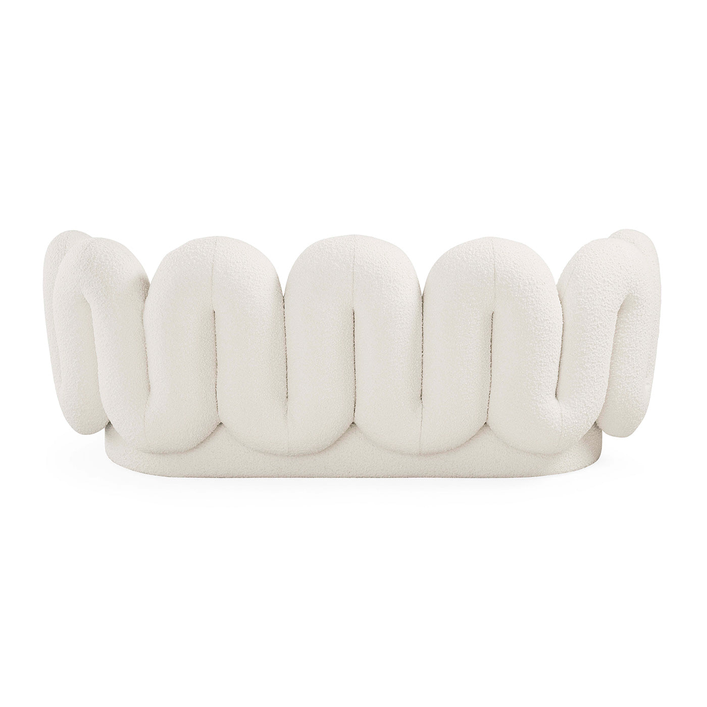 Serpentine Apartment Sofa - back view