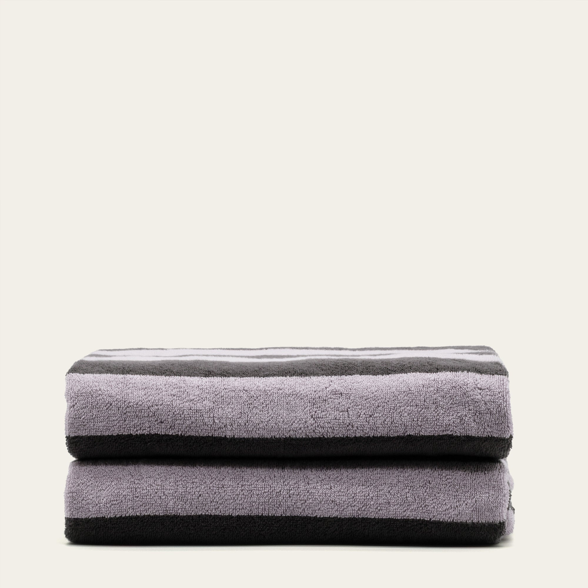 Shadmoor Australian Cotton Towels | Lilac/Charcoal