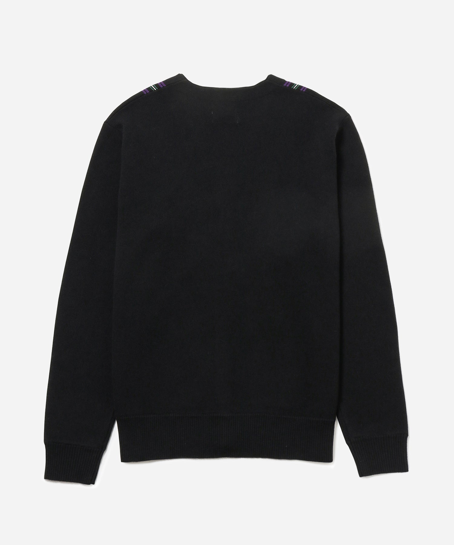 Black | Michael High Gauge Knit Cardigan