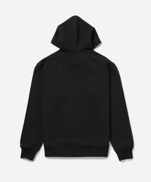 Black | Ditch Script Embroidered Hoodie