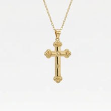 The Siena Cross Necklace | Gold Vermeil