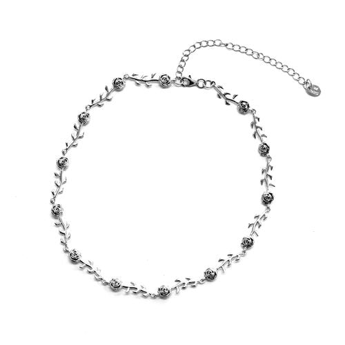 The Rose Choker (Danielle Guizio x The M Jewelers) | Rose Vermeil & Silver