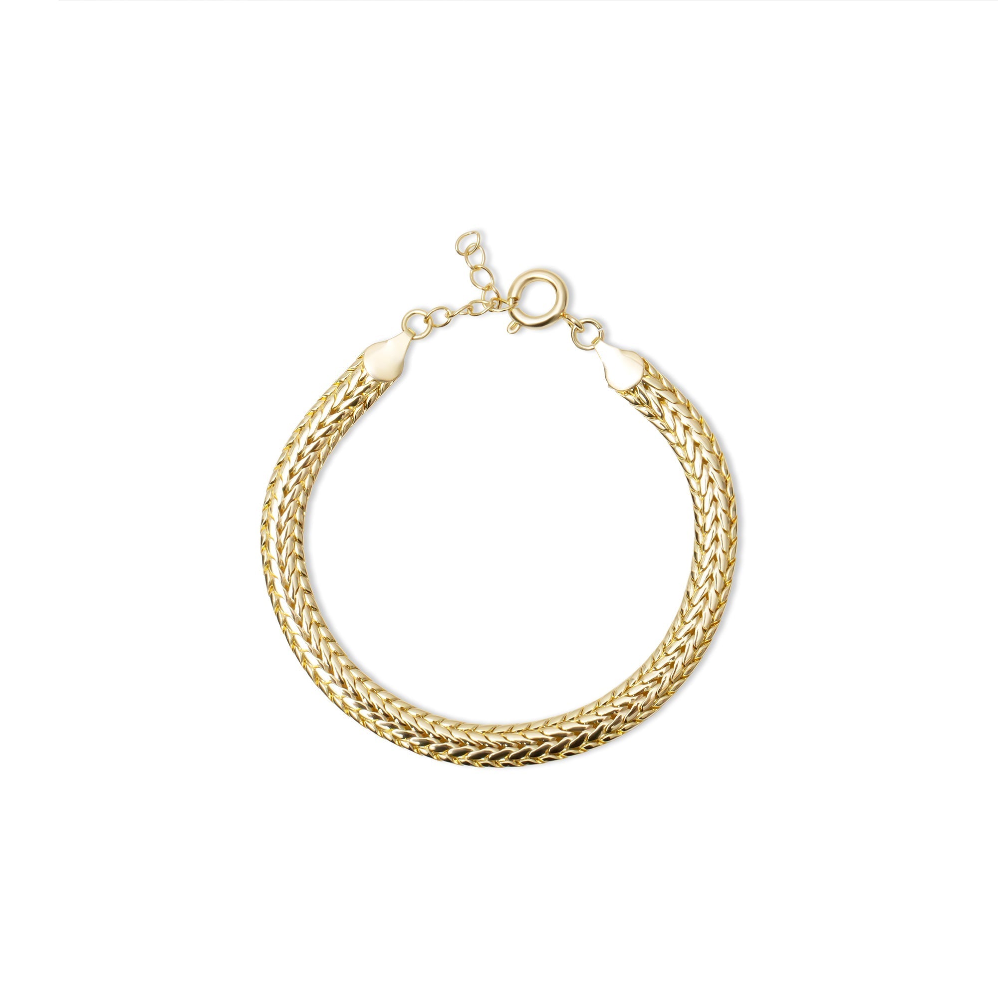 THE BIANCA BRAIDED LINK BRACELET - The M Jewelers