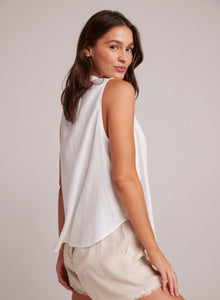 Sleeveless Pullover | White