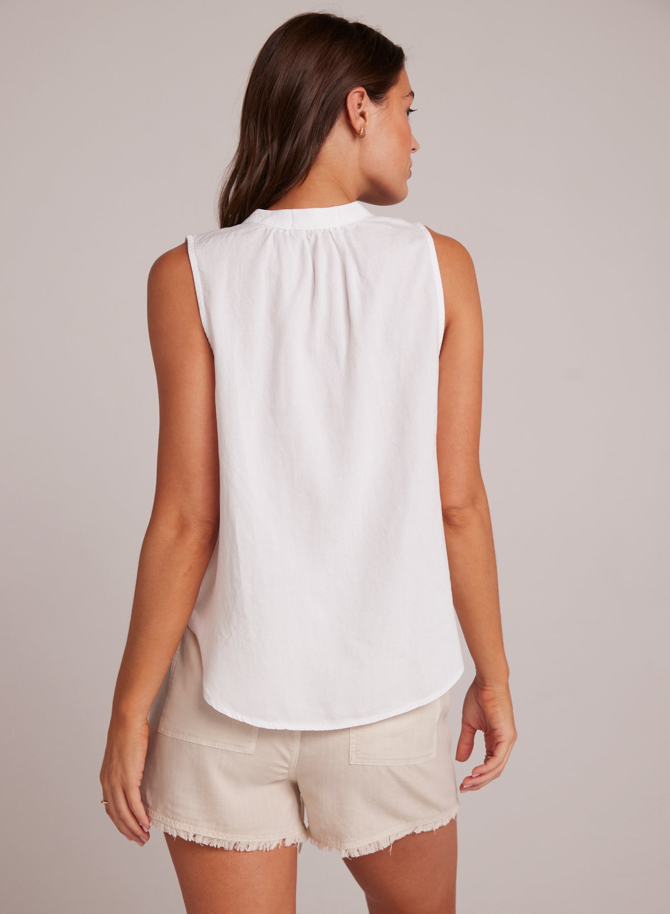 Sleeveless Pullover | White