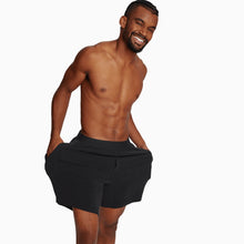 Modal Waffle Spa Short | Black