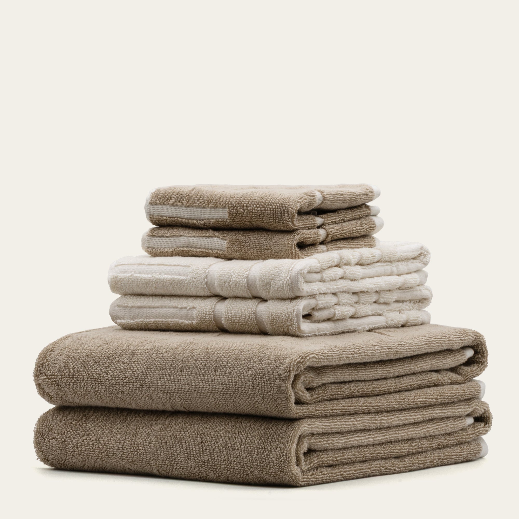 Sorrel Australian Cotton Towels | Tan/Ecru