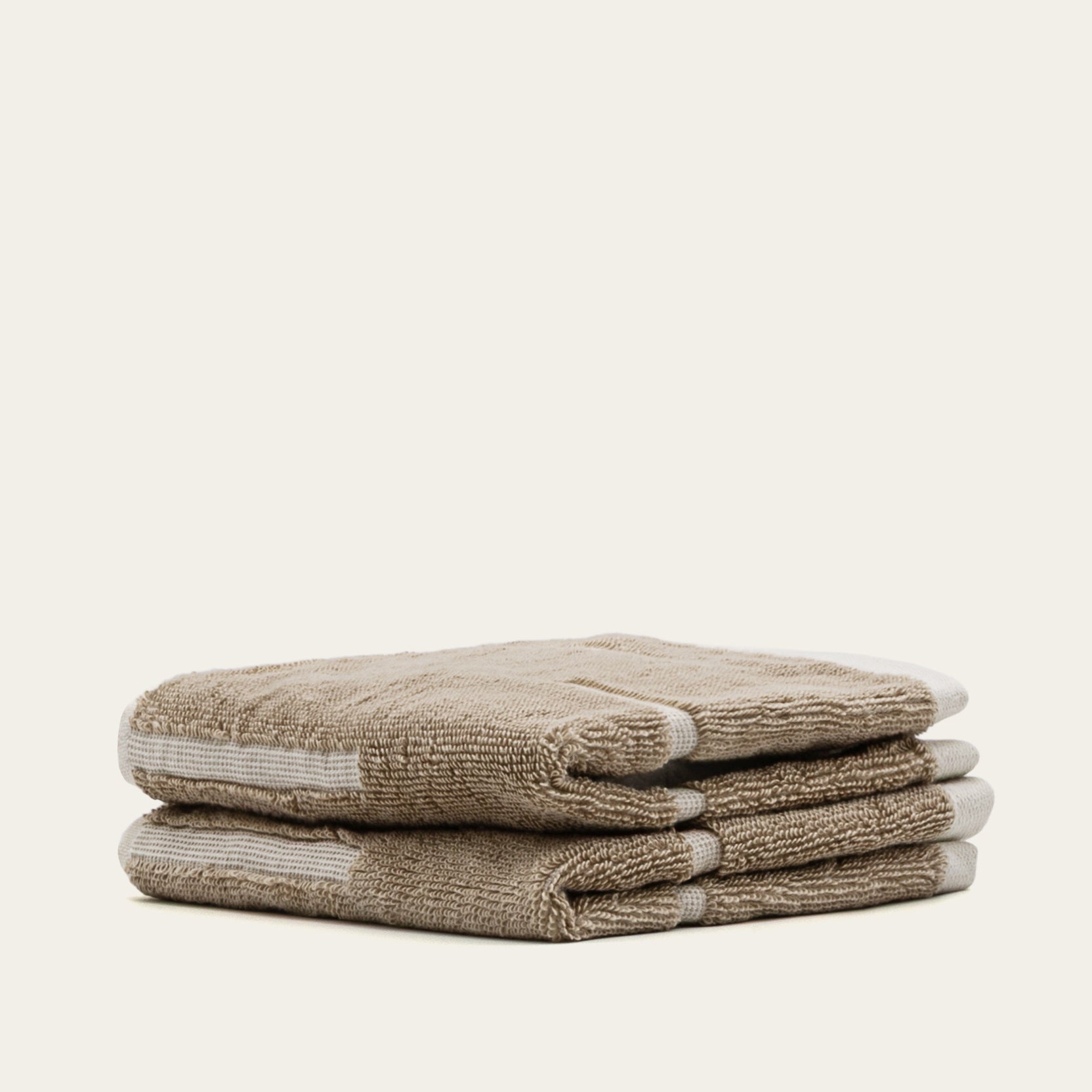 Sorrel Australian Cotton Towels | Tan/Ecru