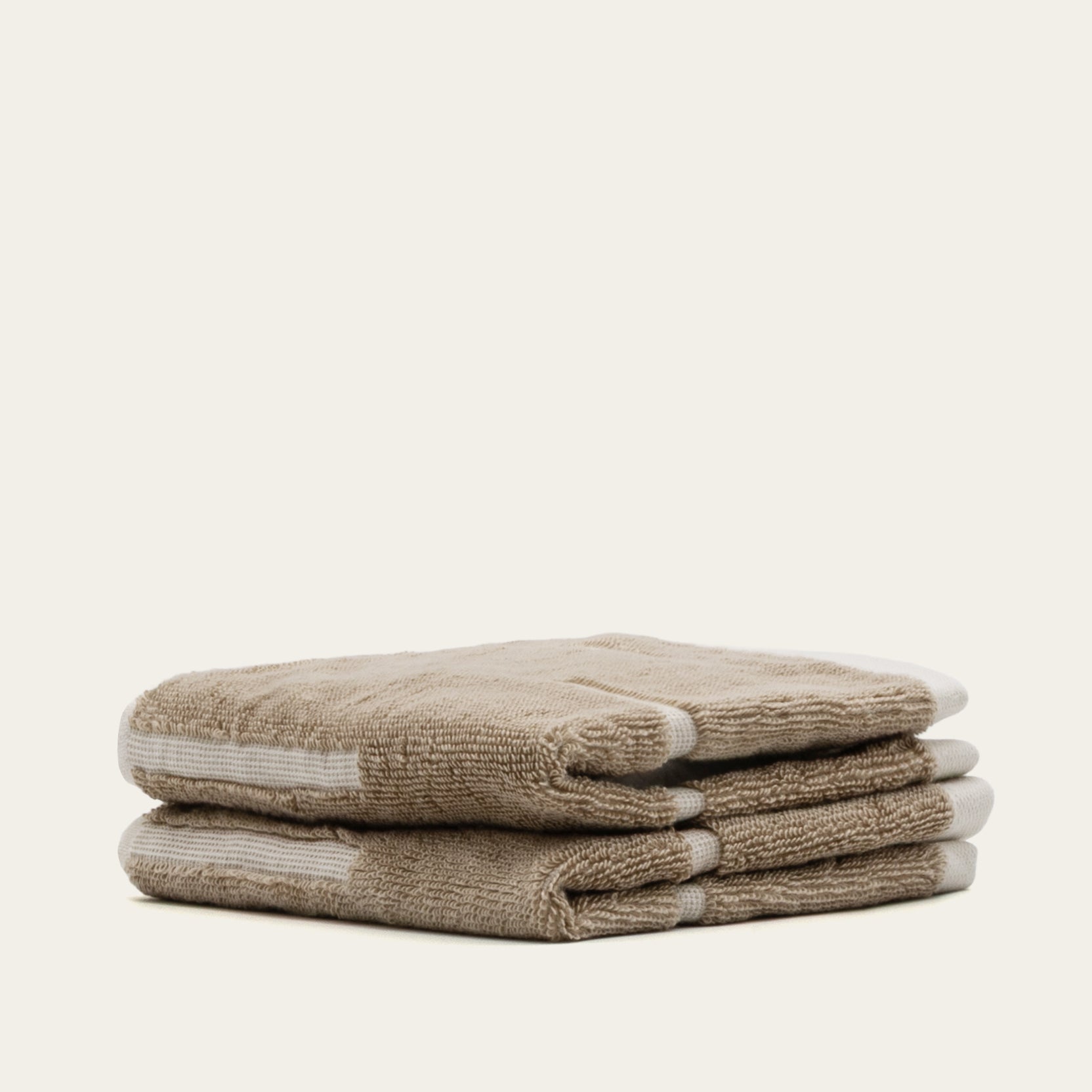 Sorrel Australian Cotton Towels | Tan/Ecru
