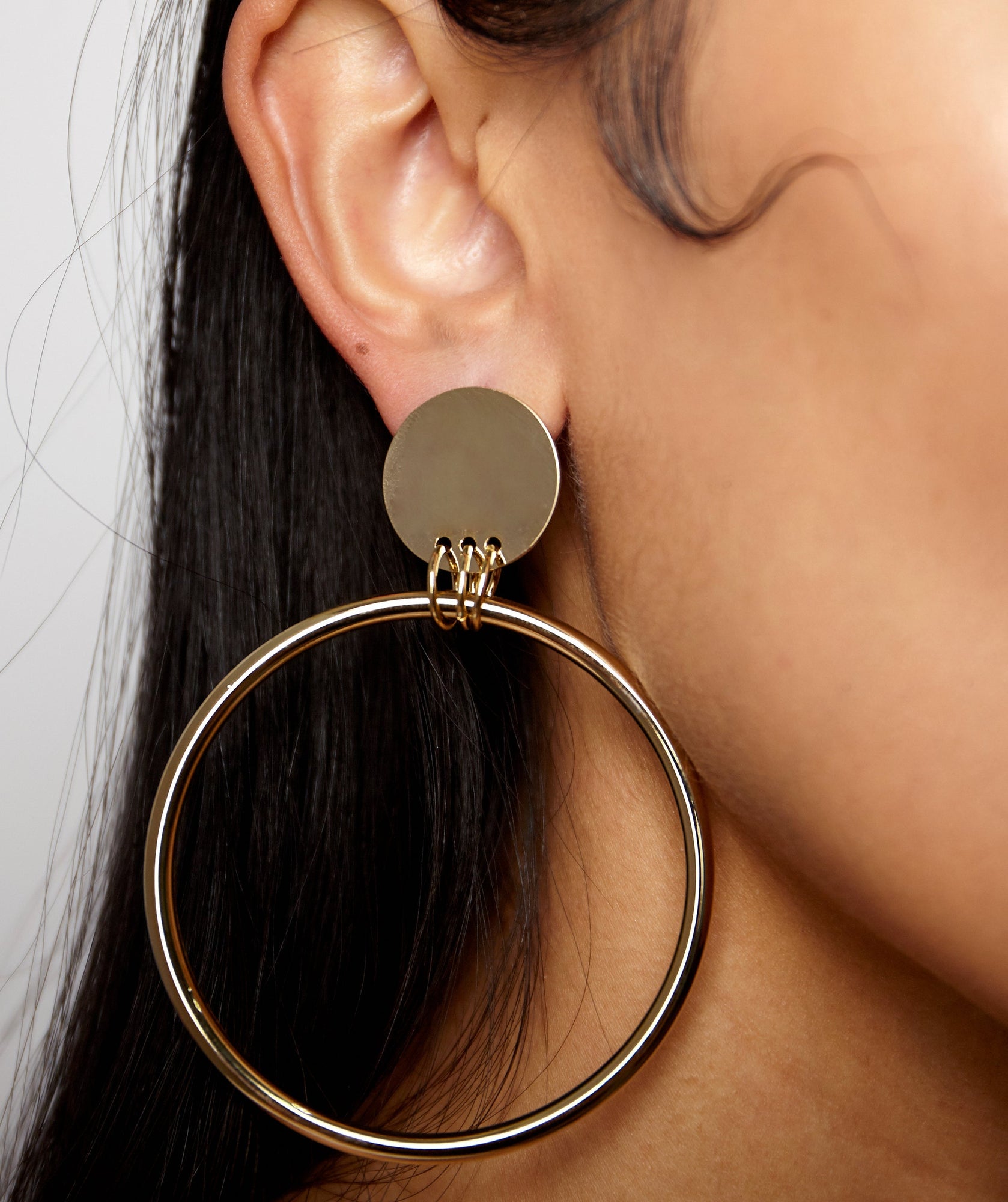Studio 54 Hoops | Gold Vermeil
