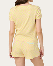 Womens | Suzie Pajama Set - Checkers | Sunkissed