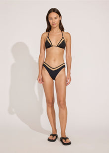 The Alexia Mesh Bottom - Solid & Striped