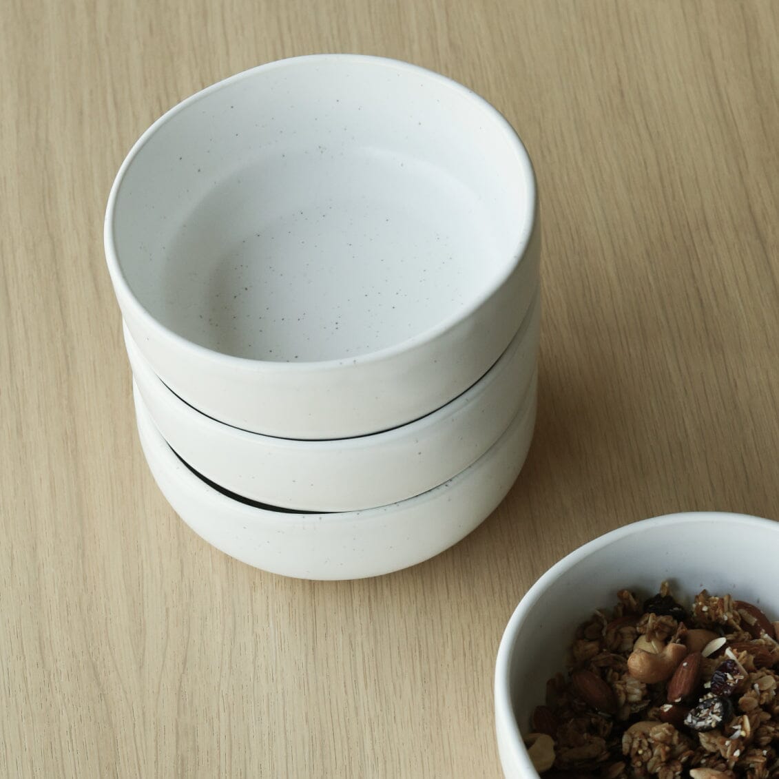 Cereal Bowls | Speckled White